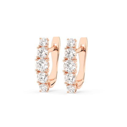 Eternity-Ohrringe (Rund), 0.3 ct — 102-10128