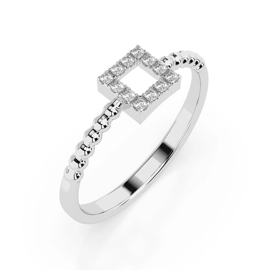 Minimalismus-Ring (Rund), 0.07 ct — 101-10053