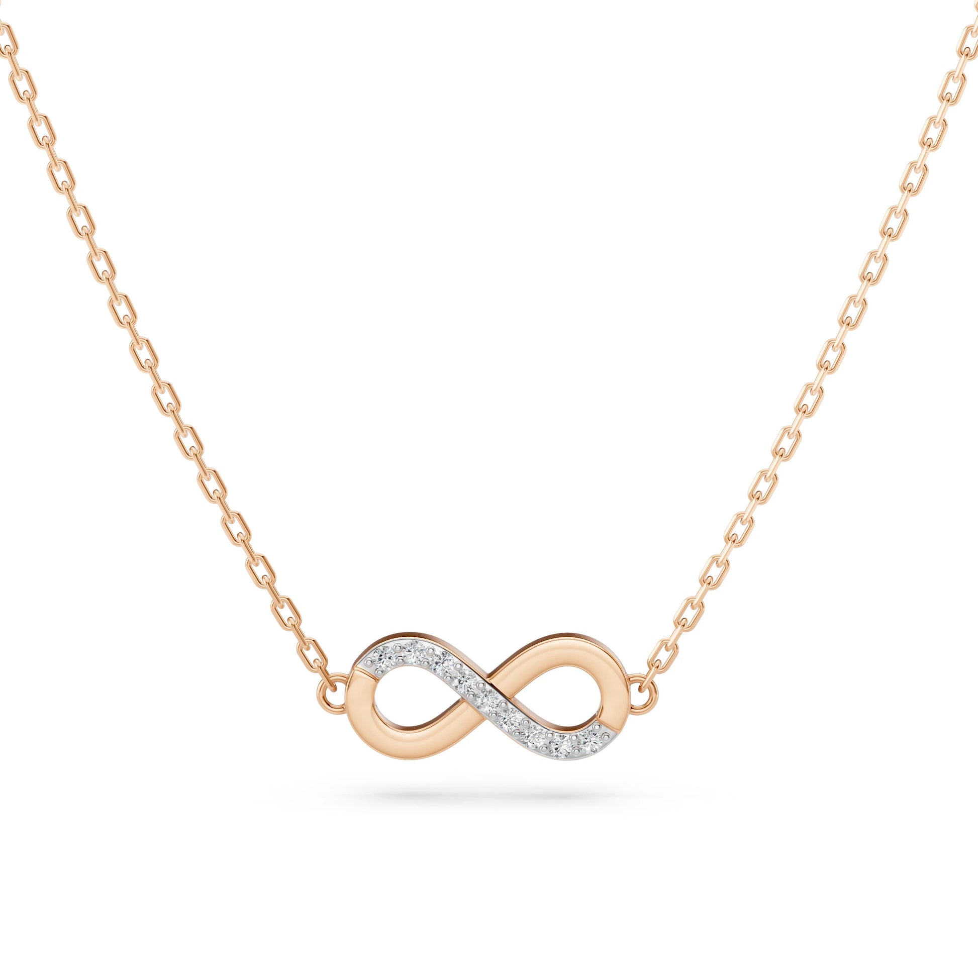 Minimalismus-Halskette (Rund), 0.05 ct — 104-10072