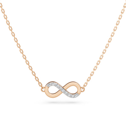 Minimalismus-Halskette (Rund), 0.05 ct — 104-10072