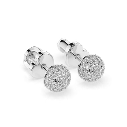 Illusion-Ohrringe (Rund), 0.32 ct — 102-10090/1