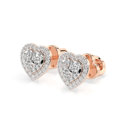 Illusion-Ohrringe (Rund), 0.17 ct — 102-10096