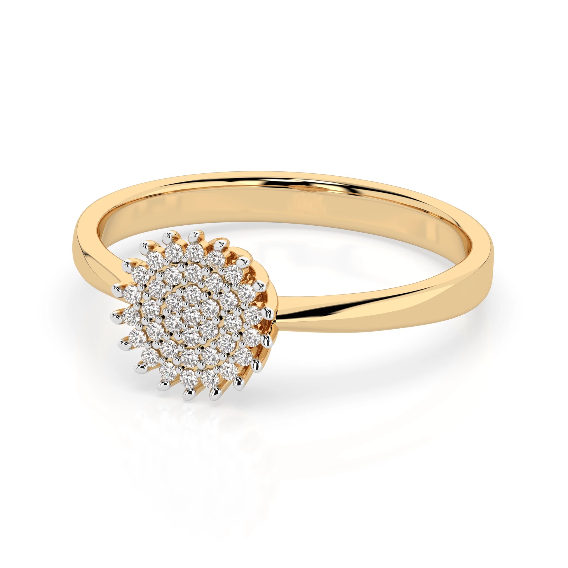 Illusion-Ring (Rund), 0.15 ct — 101-10171