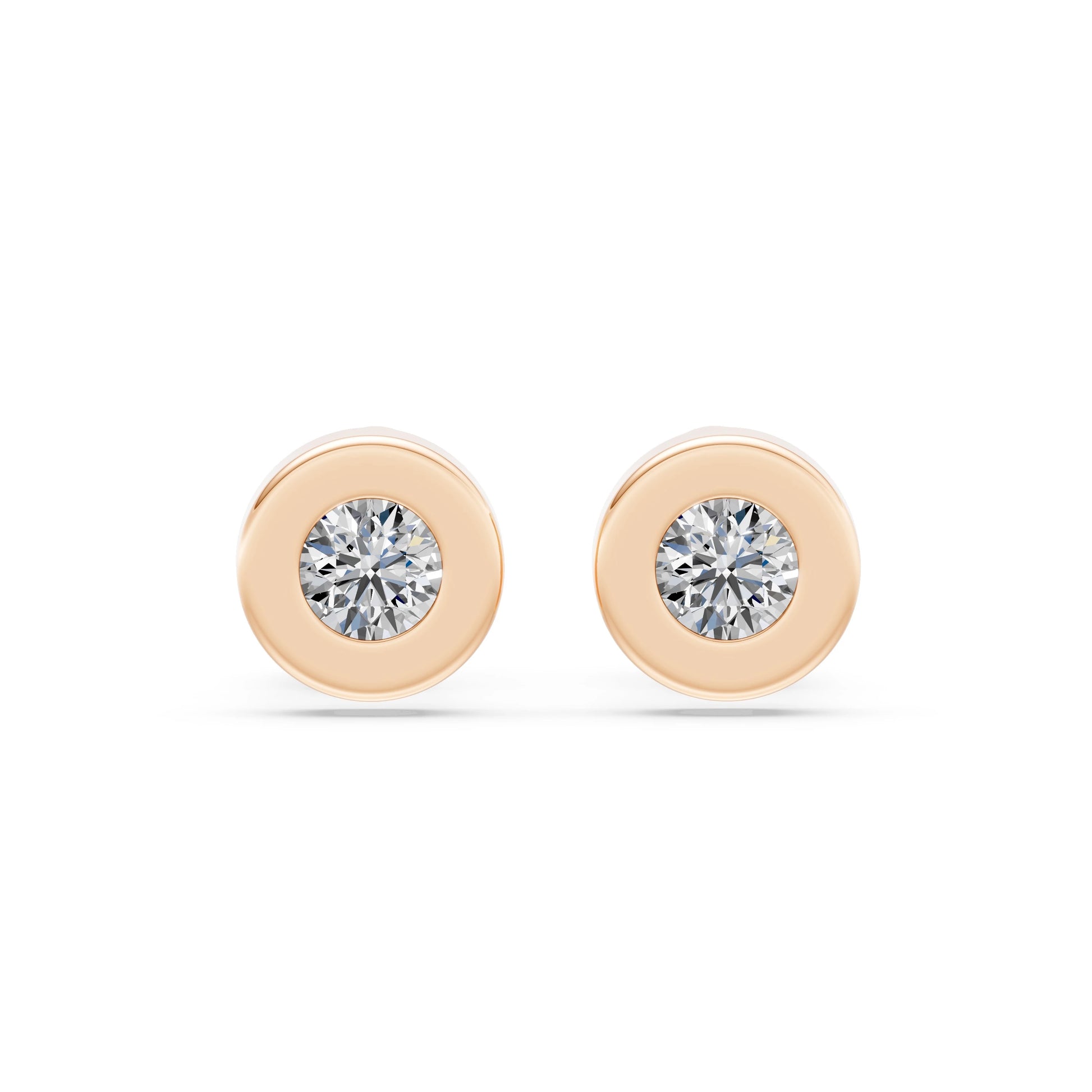 Solitär-Schmetterling-Ohrringe, 0.4 ct — 102-10050(3.7)