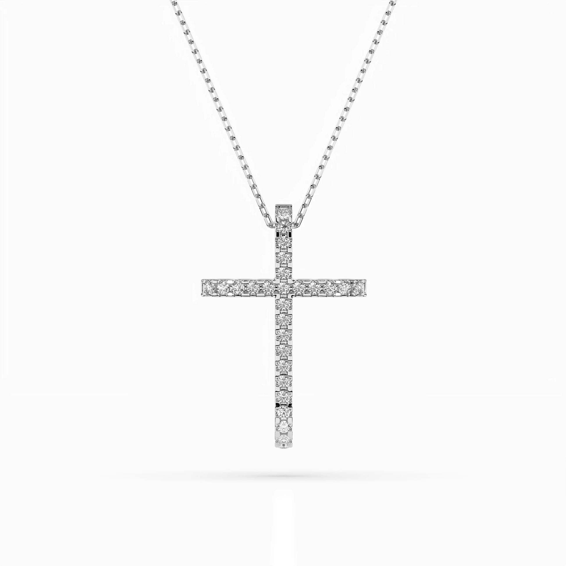 Minimalismus-Halskette (Rund), 0.14 ct — 104-10026