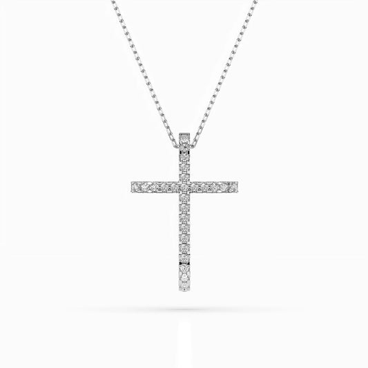 Minimalismus-Halskette (Rund), 0.14 ct — 104-10026