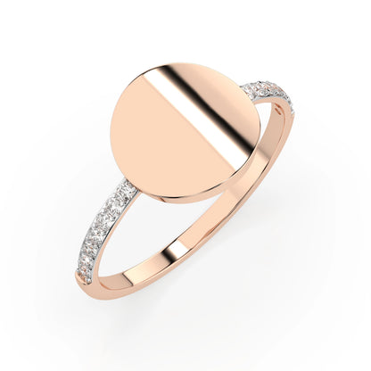 Minimalismus-Ring (Rund), 0.14 ct — 101-10067