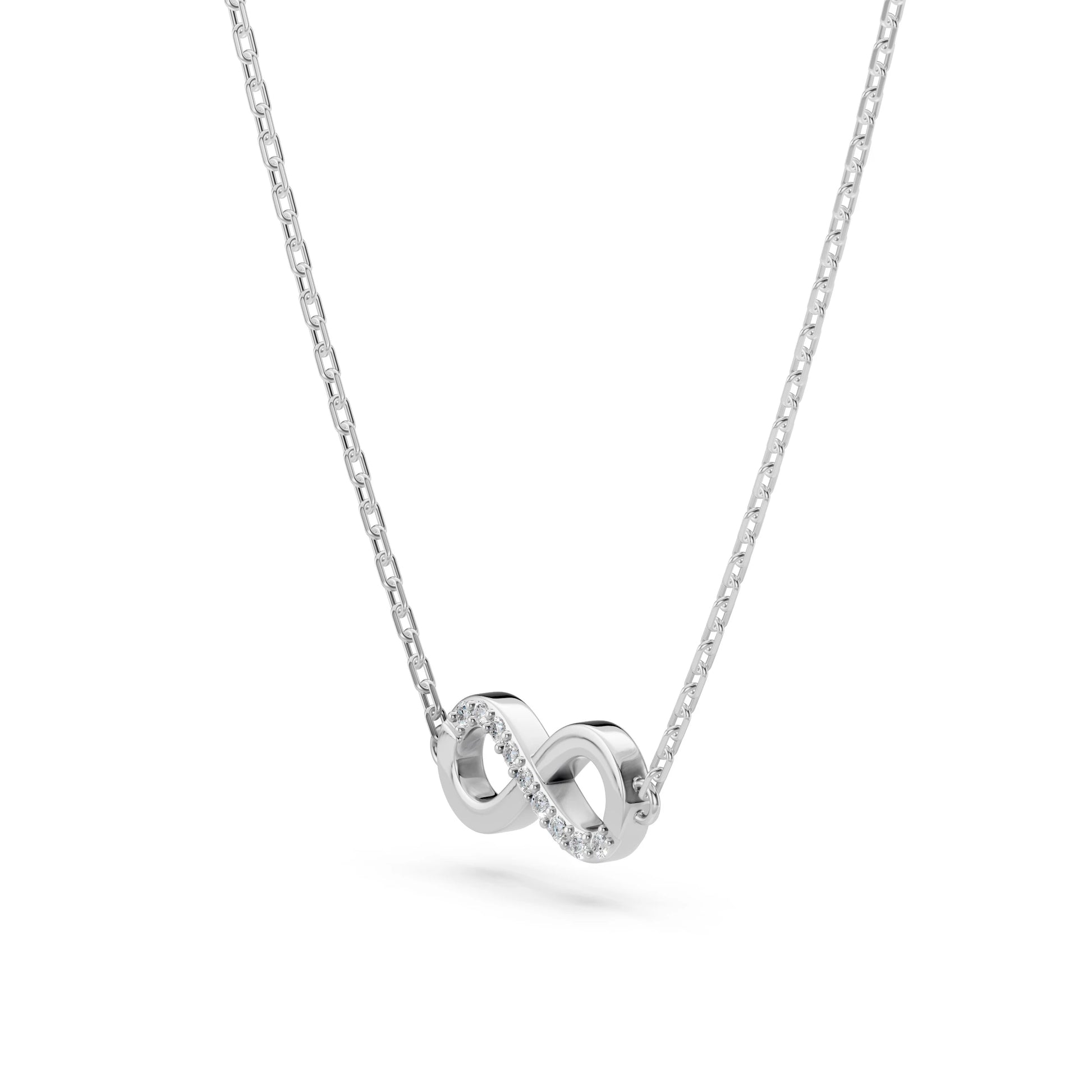 Minimalismus-Halskette (Rund), 0.05 ct — 104-10072