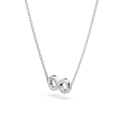 Minimalismus-Halskette (Rund), 0.05 ct — 104-10072