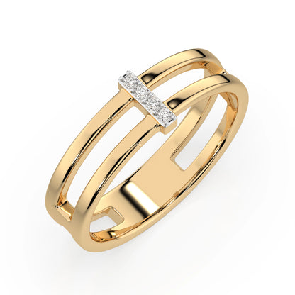 Minimalismus-Ring (Rund), 0.04 ct — 101-10069