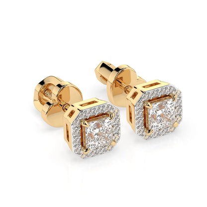 Solitär-Eternity-Ohrringe (Prinzess), 0.34 ct — 102-10115(3.0)PR