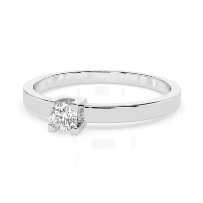 Solitär-Ring (Rund), 0.1 ct — 101-10036(3.0)