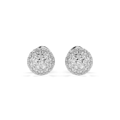 Illusion-Ohrringe (Rund), 0.32 ct — 102-10090/1