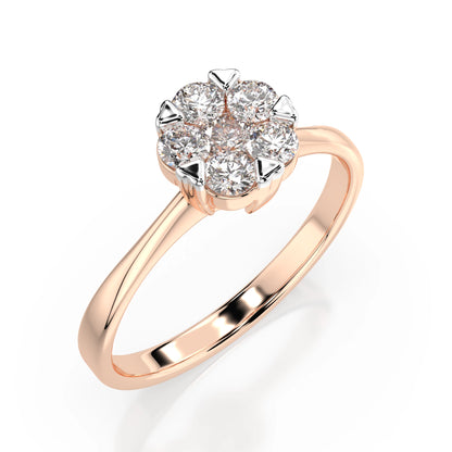 Illusion-Ring (Rund), 0.1 ct — 101-10015/1(3.0)