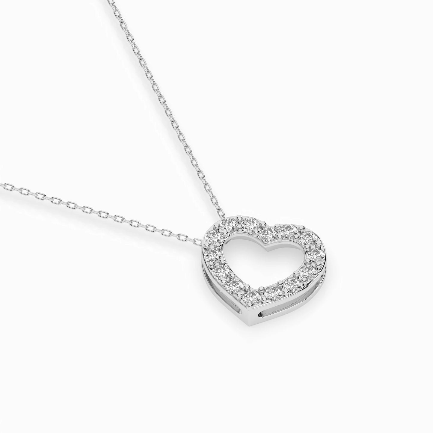 Minimalismus-Halskette (Rund), 0.35 ct — 104-10061