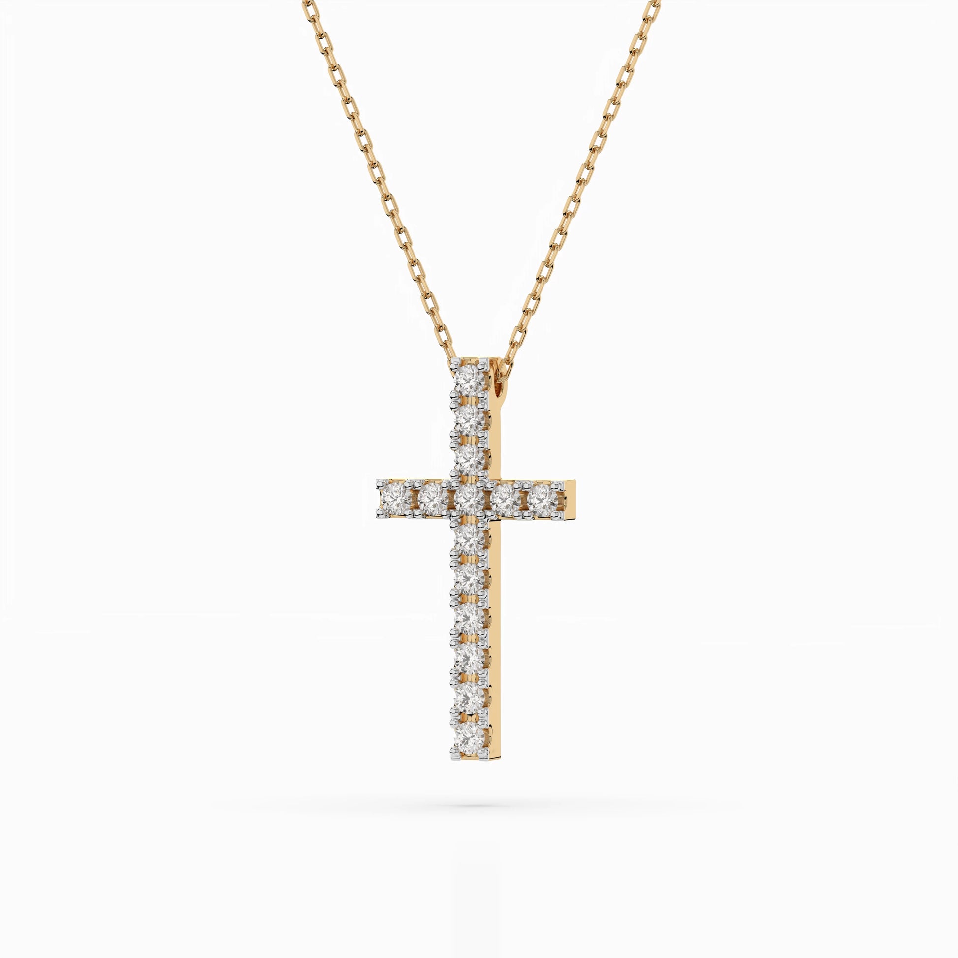Minimalismus-Halskette (Rund), 0.2 ct — 104-10025