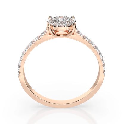 Solitär-Eternity-Ring (Rund), 0.06 ct — 101-10017(2.5)