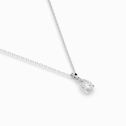 Solitär-Halskette (Tropfen), 0.3 ct — 104-10067(0.30)PAR