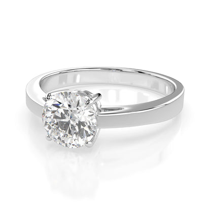 Solitär-Ring (Rund), 1.0 ct — 101-10012/1(6.5)