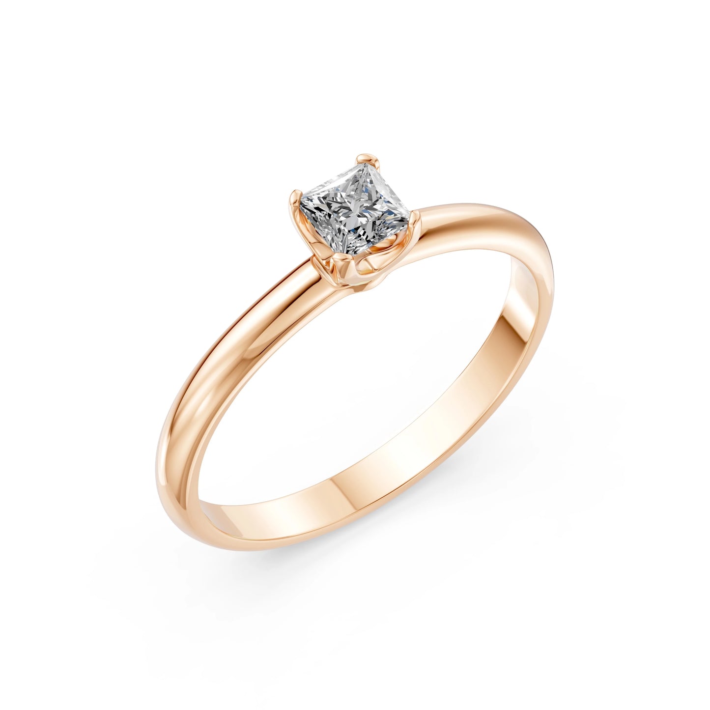 Solitär-Ring, 0.4 ct — 101-10110(0.40)PR