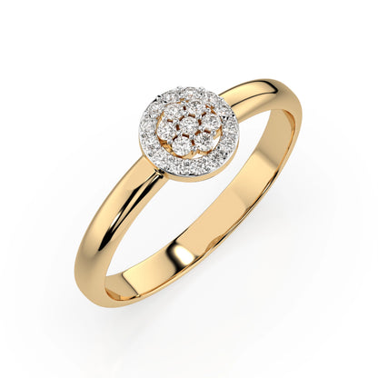 Illusion-Ring (Rund), 0.08 ct — 101-10072