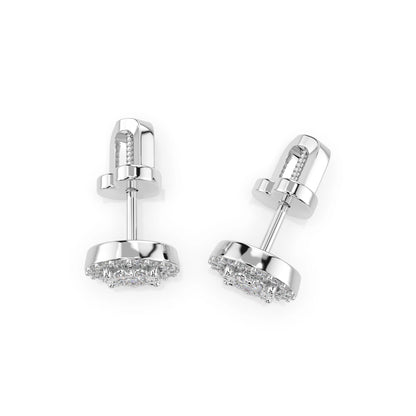 Illusion-Ohrringe (Rund), 0.12 ct — 102-10018(2.5)