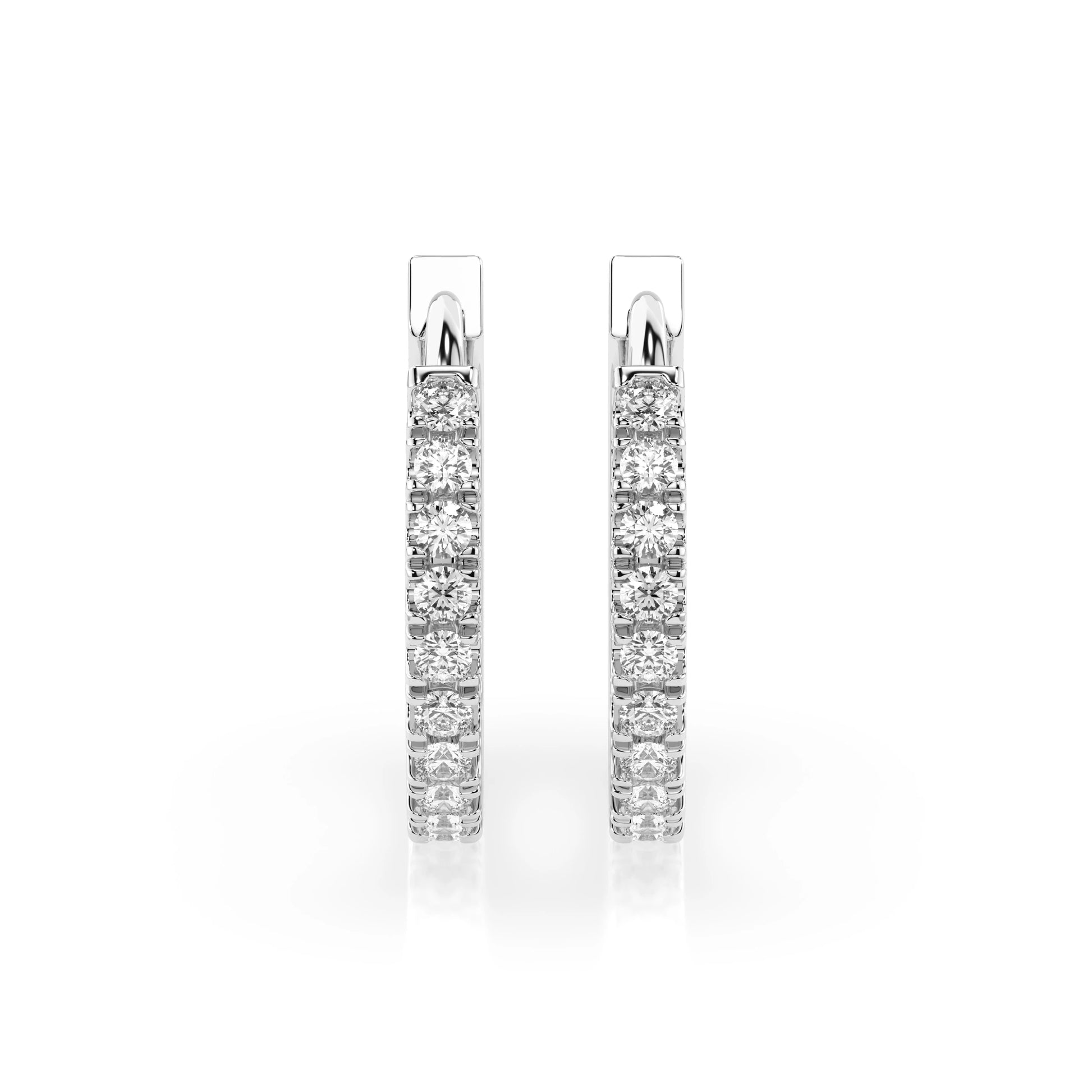 Eternity-Ohrringe (Rund), 0.22 ct — 102-10109(1.3)