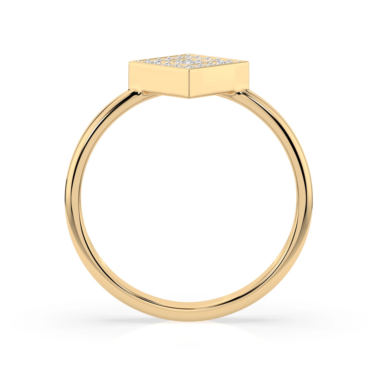 Illusion-Ring (Rund), 0.1 ct — 101-10074