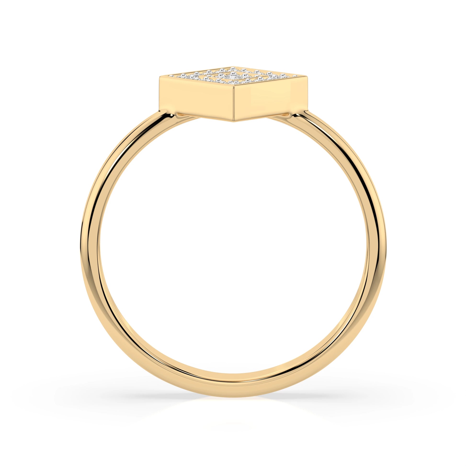 Illusion-Ring (Rund), 0.1 ct — 101-10074