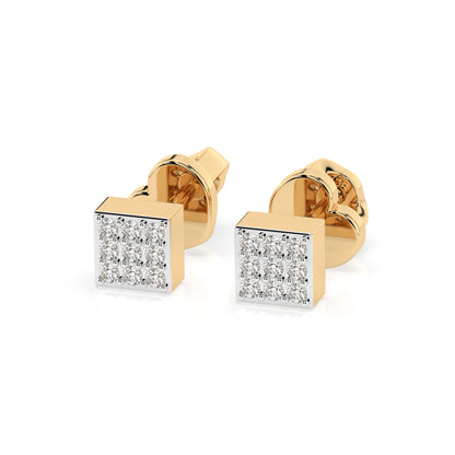Illusion-Ohrringe (Rund), 0.11 ct — 102-10063