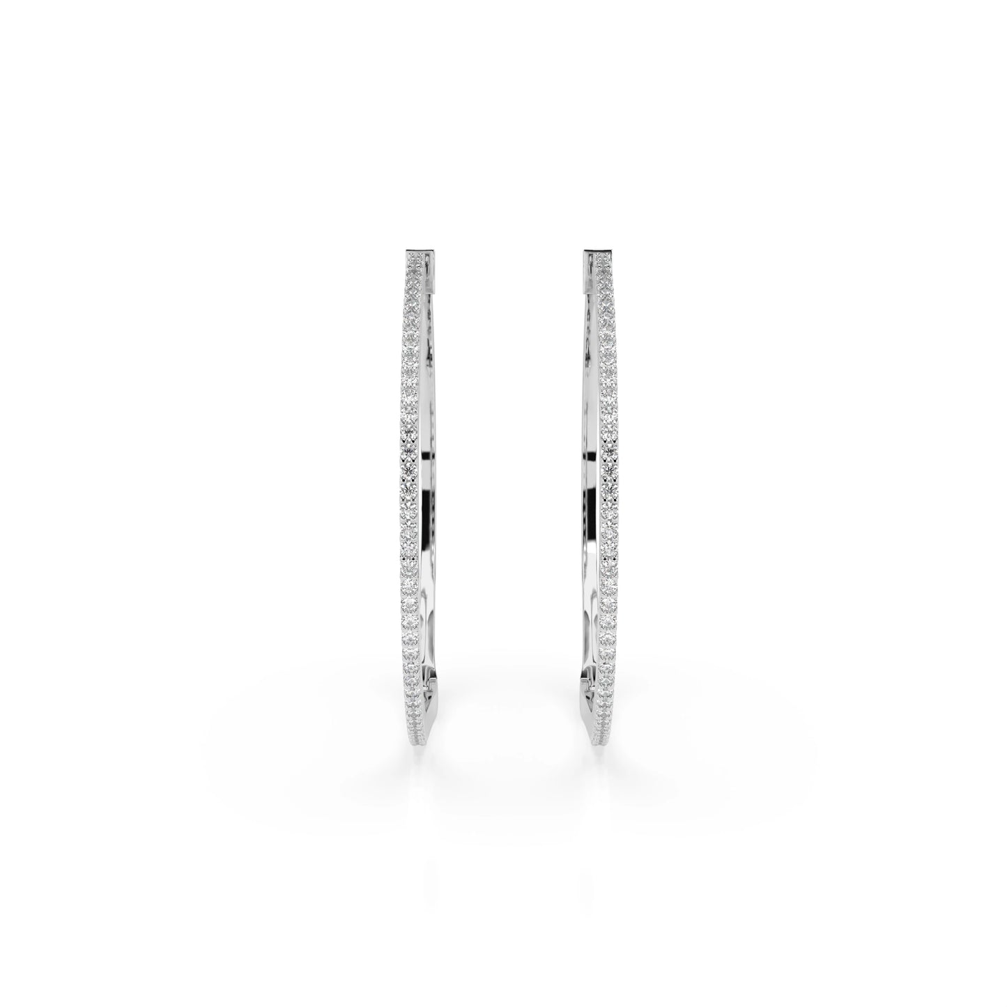Eternity-Ohrringe (Rund), 0.38 ct — 102-10051