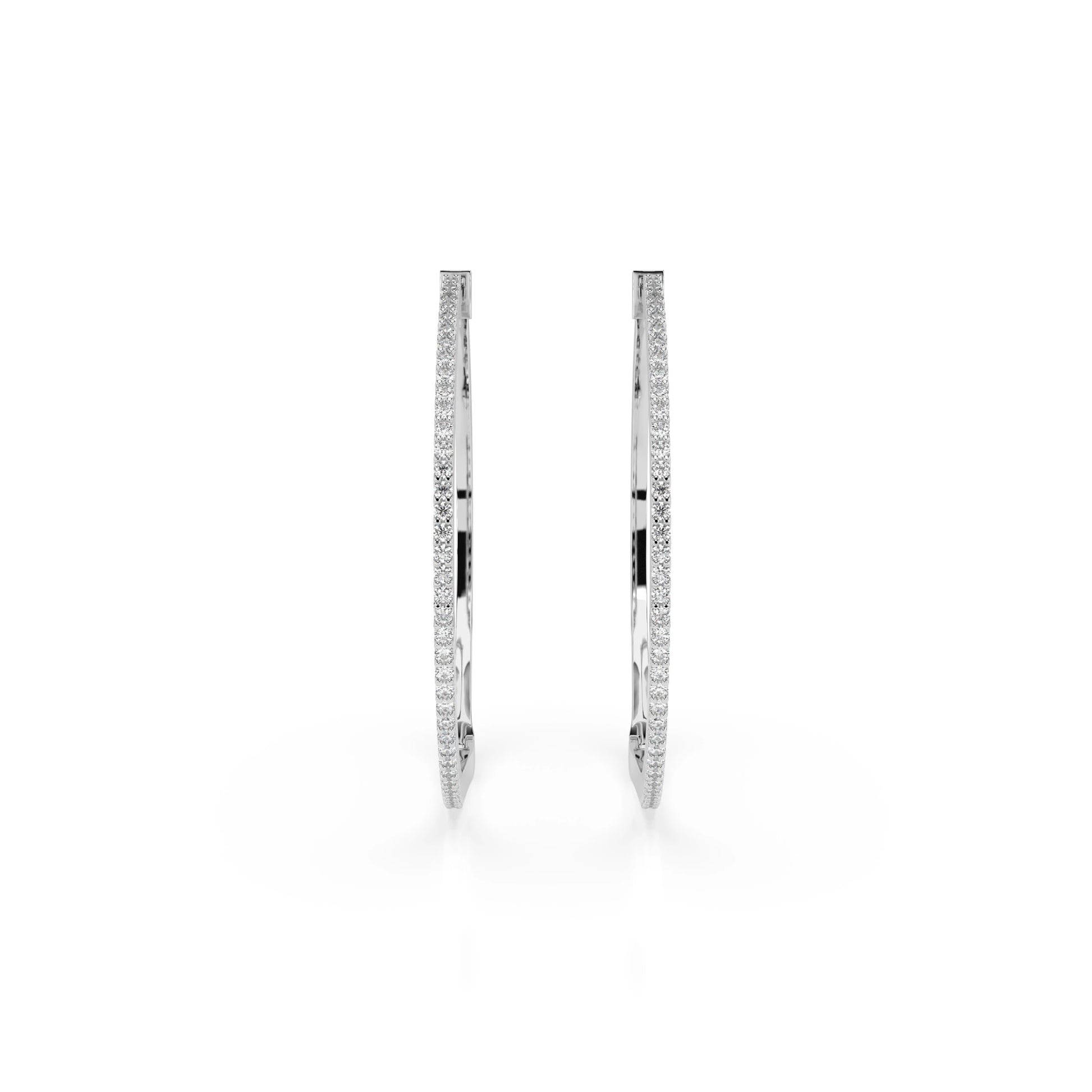 Eternity-Ohrringe (Rund), 0.38 ct — 102-10051