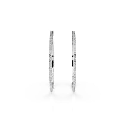 Eternity-Ohrringe (Rund), 0.38 ct — 102-10051