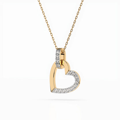 Minimalismus-Halskette (Rund), 0.18 ct — 104-10058