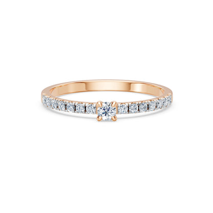 Solitär-Eternity-Ring, 0.09 ct — 101-10126/1(2.8)