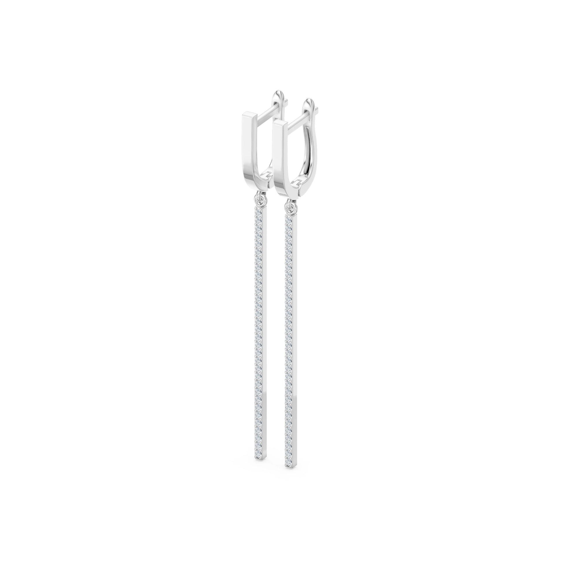 Minimalismus-Ohrringe, 0.38 ct — 102-10129/2