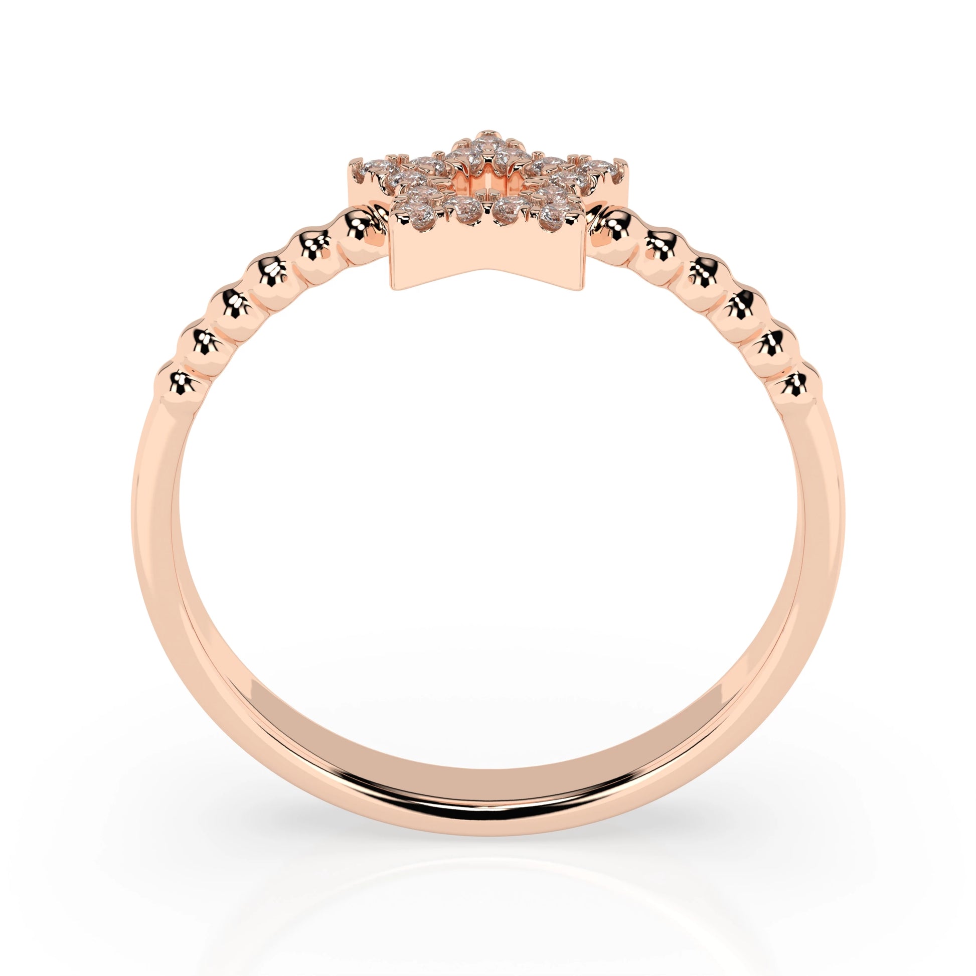 Minimalismus-Ring (Rund), 0.09 ct — 101-10054
