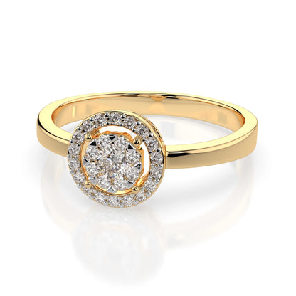 Illusion-Ring (Rund), 0.06 ct — 101-10018/1(2.5)