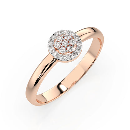 Illusion-Ring (Rund), 0.08 ct — 101-10072
