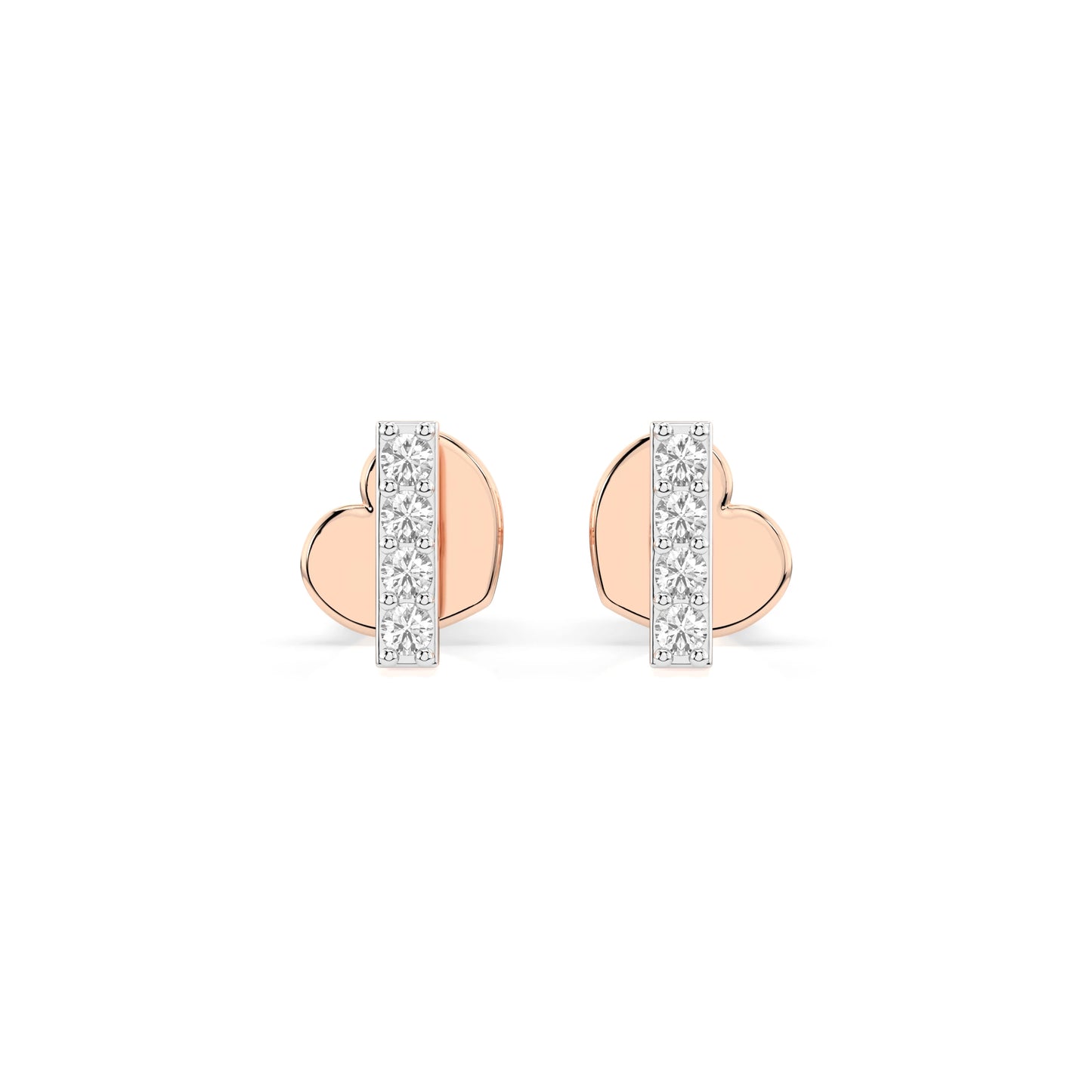 Minimalismus-Ohrringe (Rund), 0.08 ct — 102-10069