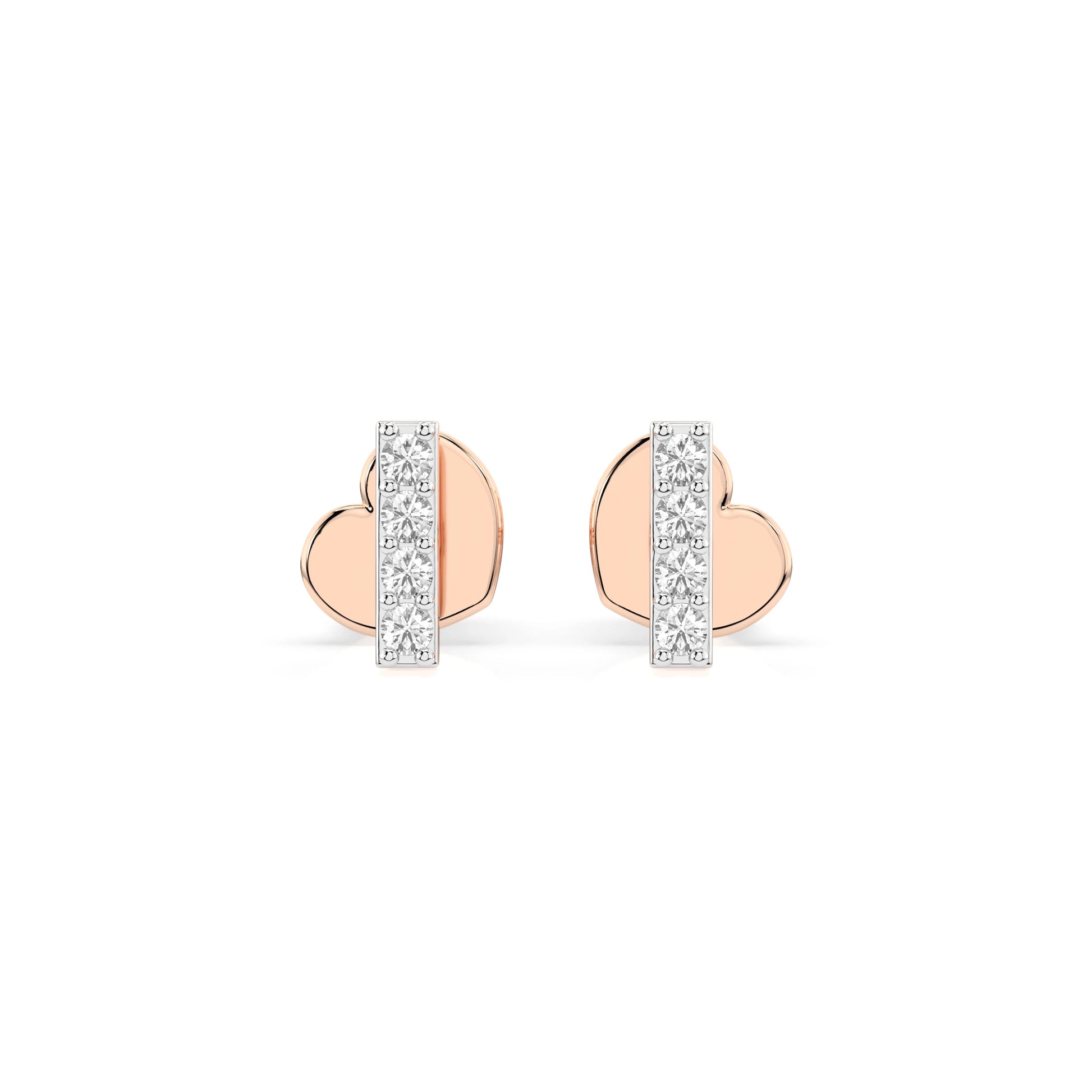 Minimalismus-Ohrringe (Rund), 0.08 ct — 102-10069