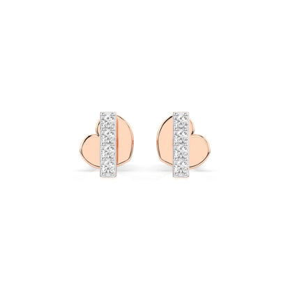Minimalismus-Ohrringe (Rund), 0.08 ct — 102-10069
