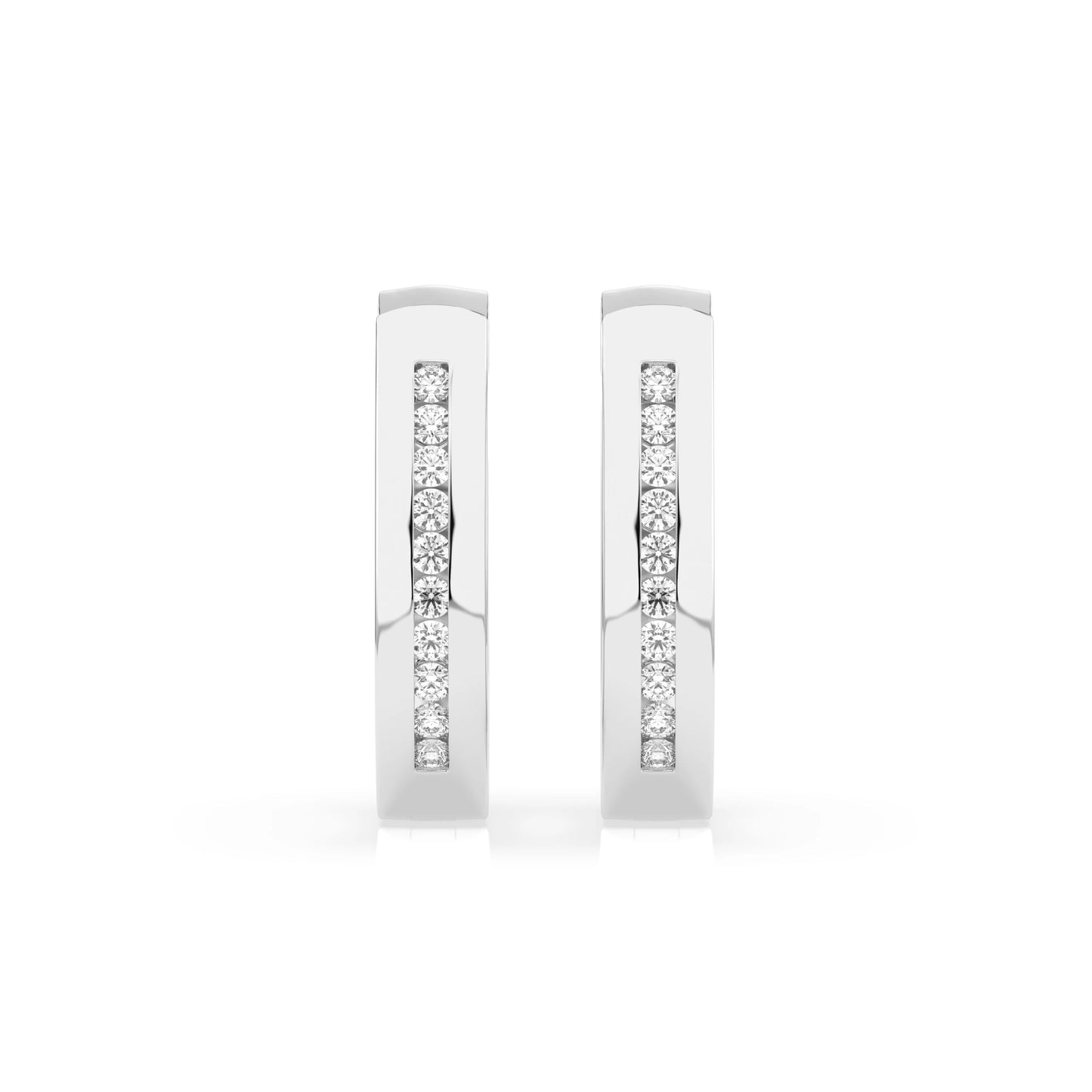 Eternity-Ohrringe (Rund), 0.16 ct — 102-10047