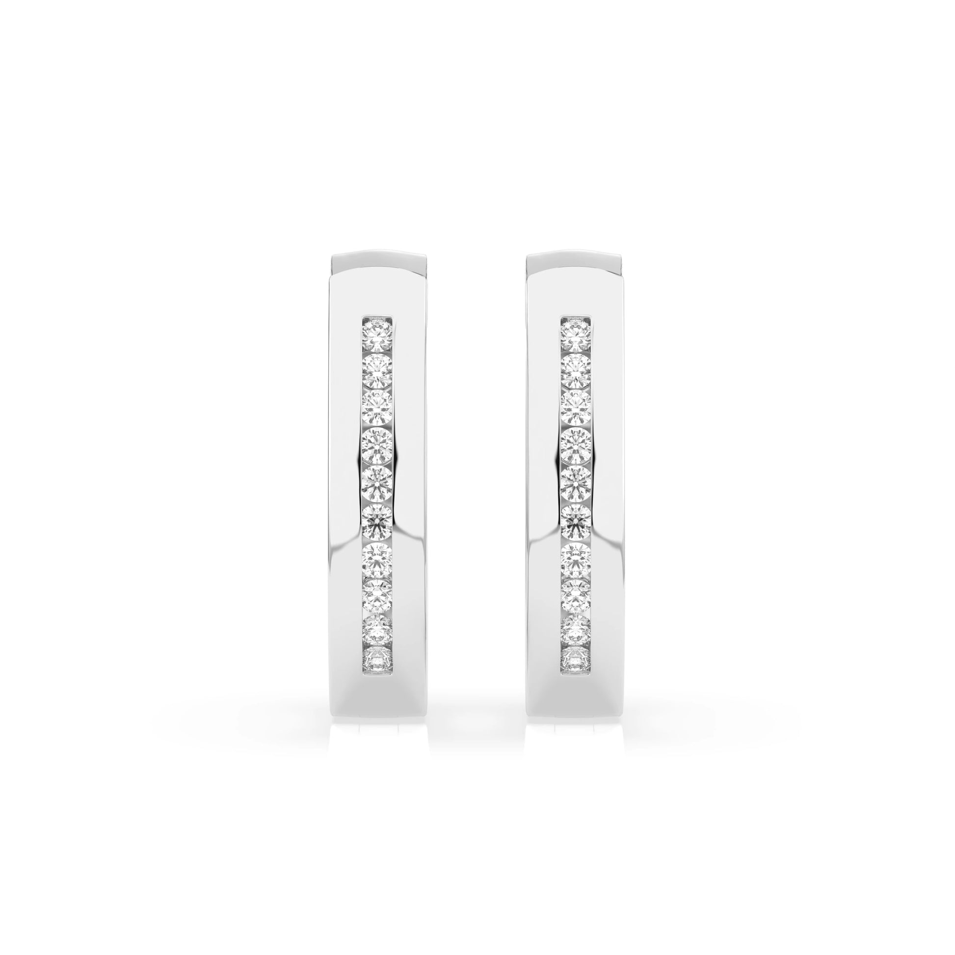 Eternity-Ohrringe (Rund), 0.16 ct — 102-10047