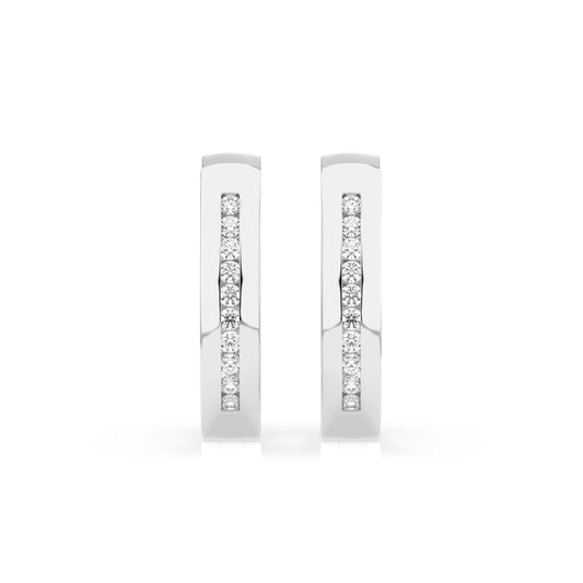 Eternity-Ohrringe (Rund), 0.16 ct — 102-10047
