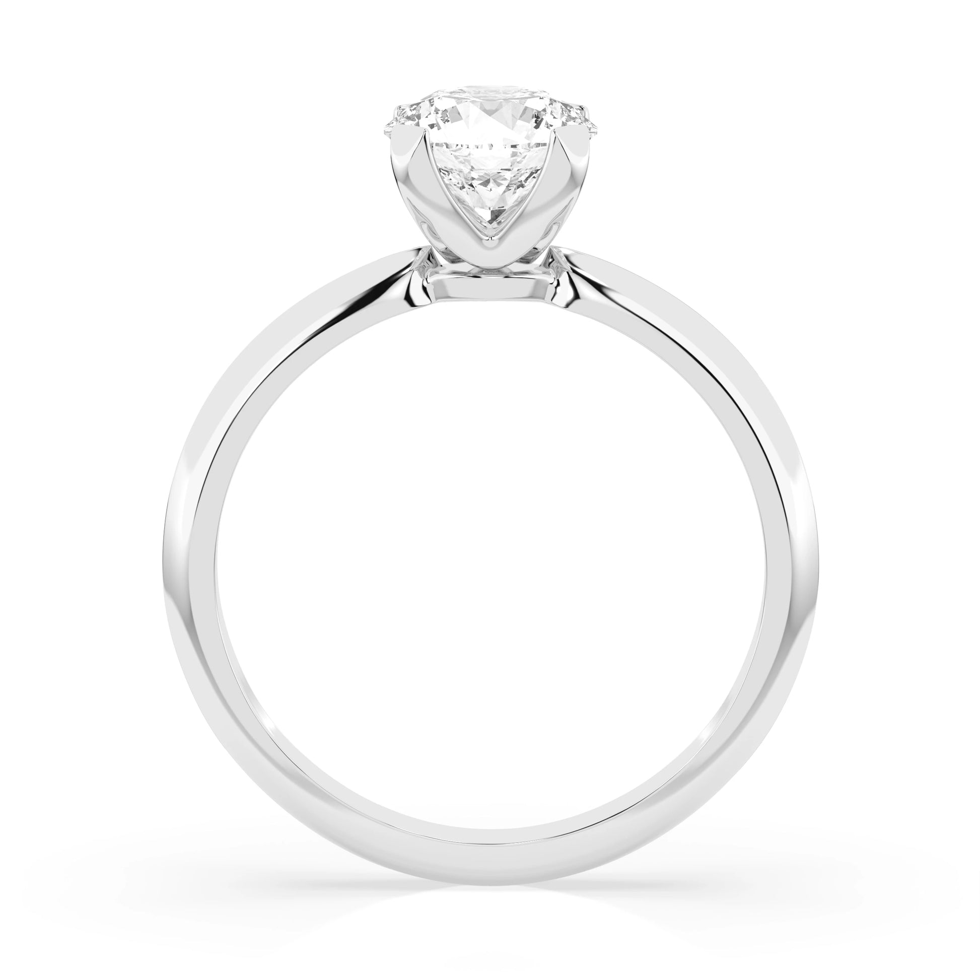Solitär-Ring (Rund), 0.7 ct — 101-10089(5.7)