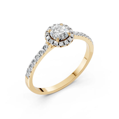 Solitär-Eternity-Ring (Rund), 0.5 ct — 101-10095(5.1)