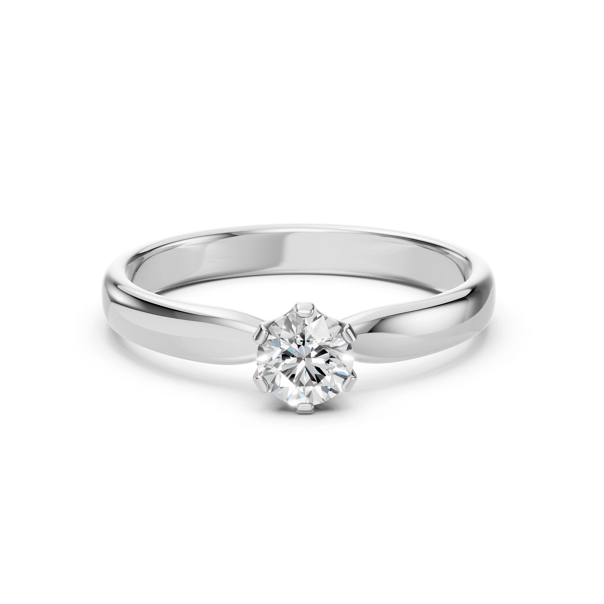 Solitär-Ring (Rund), 0.4 ct — 101-10040(4.7)