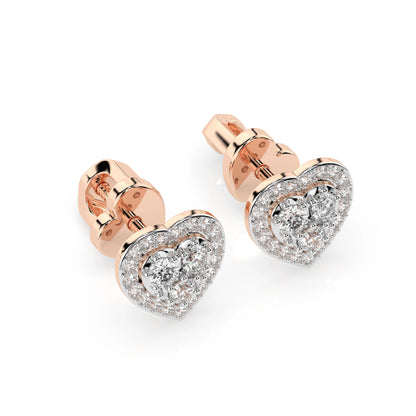 Illusion-Ohrringe (Rund), 0.17 ct — 102-10096