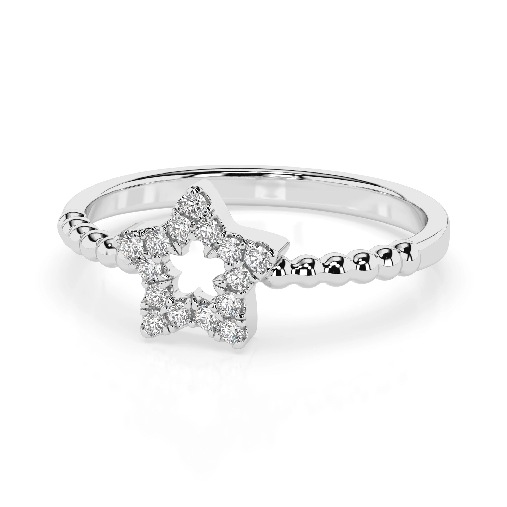 Minimalismus-Ring (Rund), 0.09 ct — 101-10054